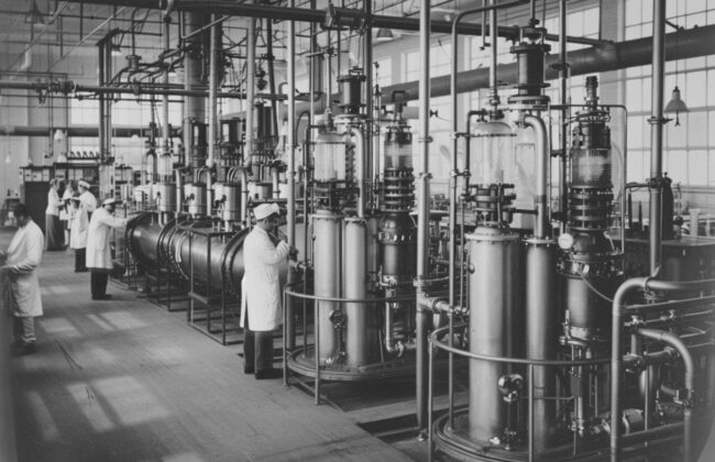 vintage factory chemical